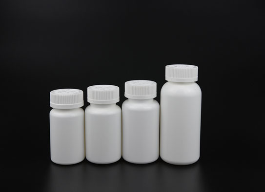 HDPE Comprimido em plástico branco sólido Garrafa em frasco para injectáveis CRC Child Proof Cap