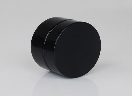 Cream Jar Anti-UV Sólido de Vidro Negro